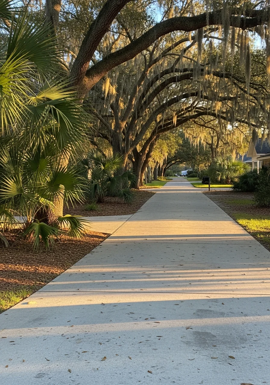 Spacious residential property with long driveway and natural landscape setting.